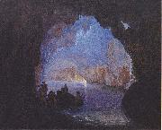 The Blue Grotto of Capri Heinrich Jakob Fried